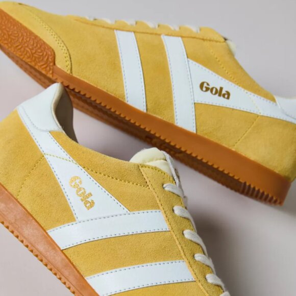 NIB Gola Women's Elan Sneaker Color Pollen/White - Picture 3 of 4